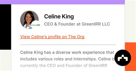 celine king|More.